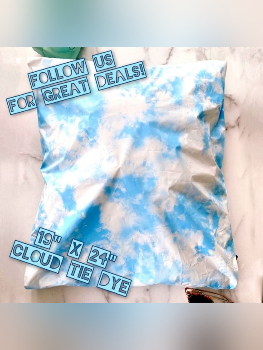 NEW 19"x24" Polymailers (20x) - Blue Sky/Clouds